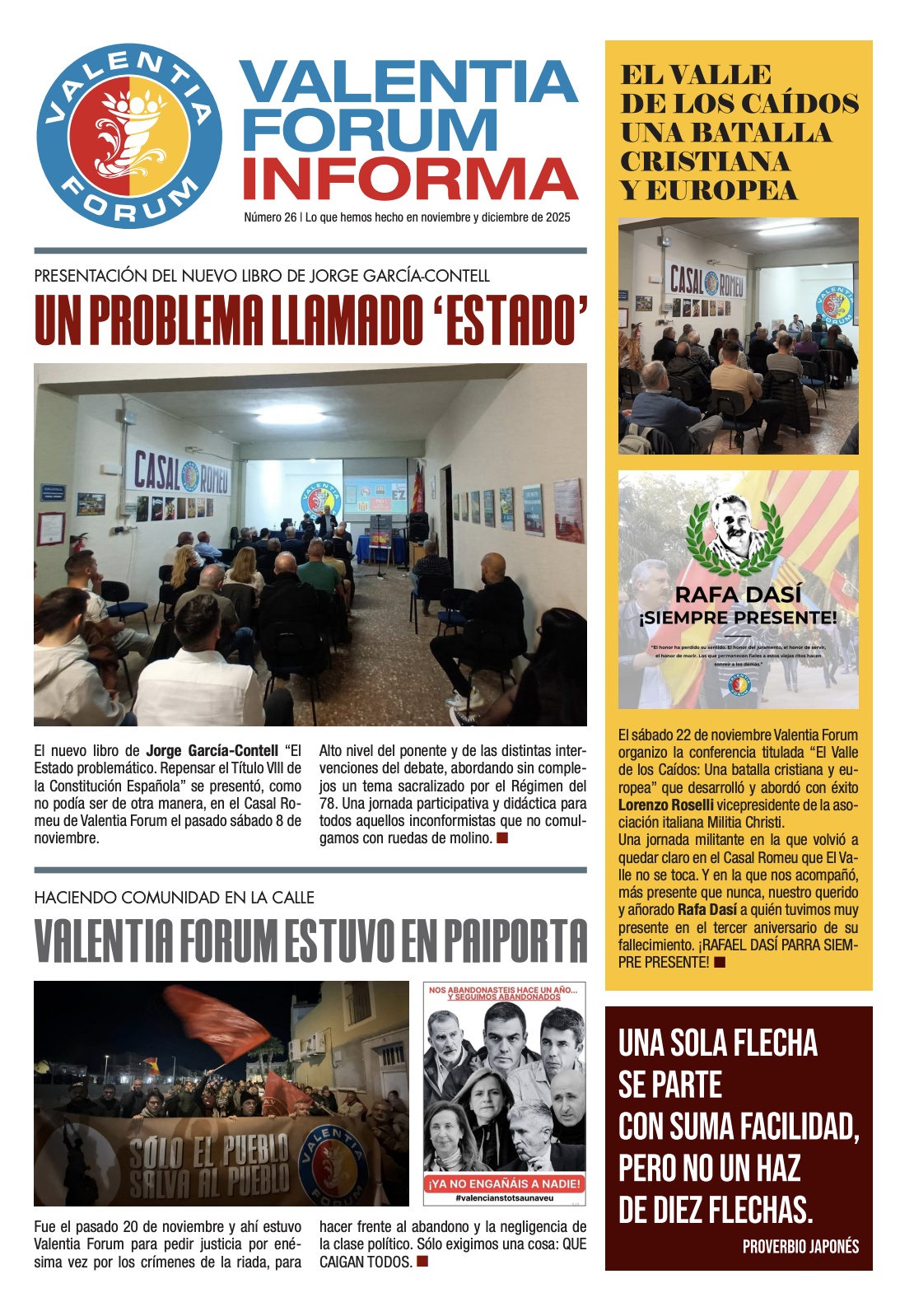 Portada Informa Valentia Forum